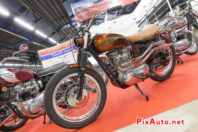 20e Salon-Moto-Legende, Prepa Triumph T110