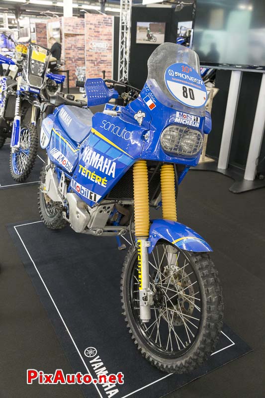 Salon-Moto-Legende, Yamaha XT600 Tenere Jean-Claude Olivier Paris/Dakar 