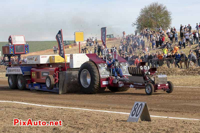 Championnat de France de Tracteur-pulling, Tir du Tracteur Titan