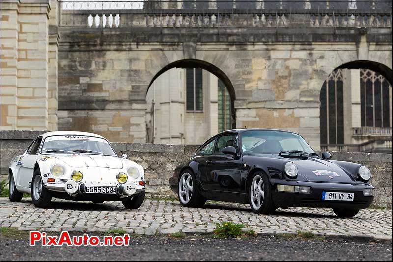 Alpine A110 et Porsche 911