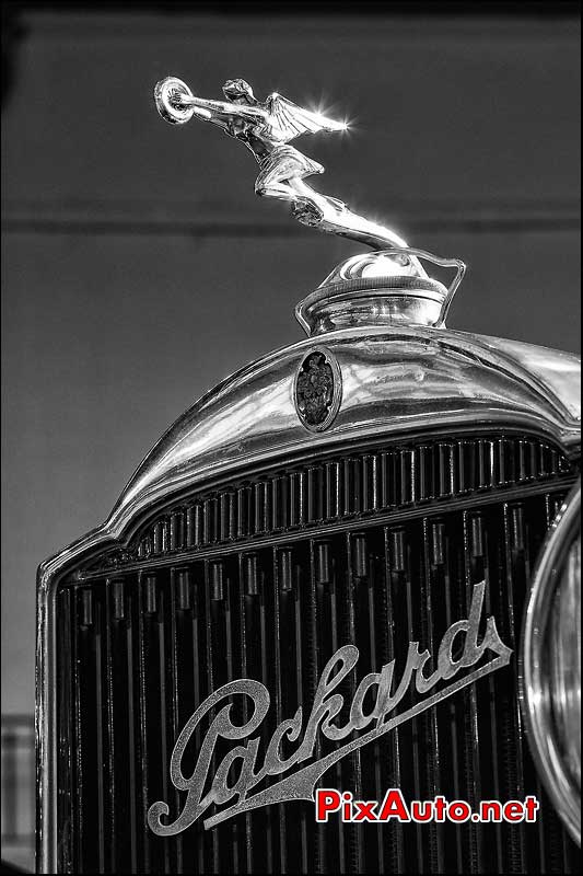 mascotte ange, Packard, presentation Bonhams grand palais