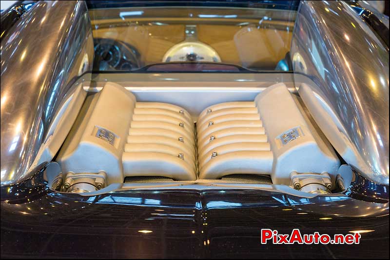 Moteur Bugatti Veyron Show Car, salon retromobile 2014