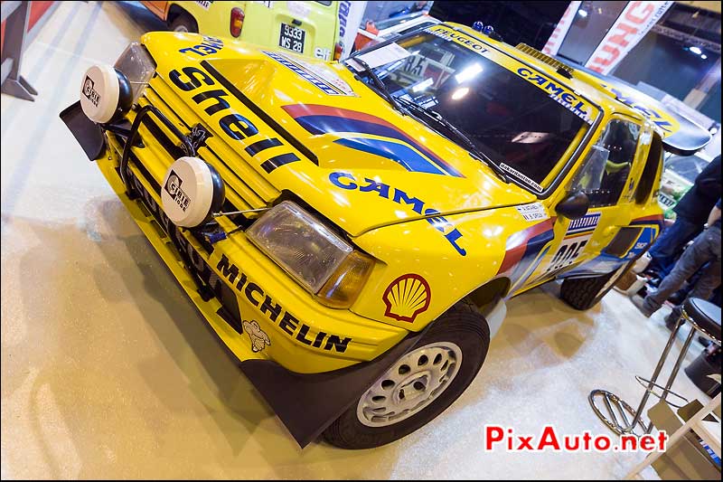 Peugeot 205 T16 Dakar, expo Youngtimers, Salon Retromobile 2014