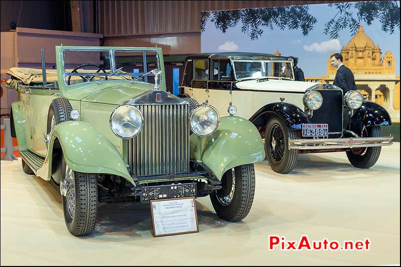 Rolls-Royce Phantom-II et Isotta Frashini 8A, voitures Maharadjas