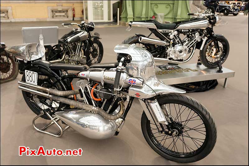 Motos Brough Superior, vente encheres Bonhams Paris 2014