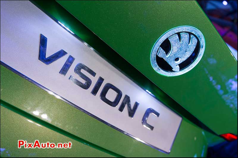 Exposition Concept-Cars, Skoda C Vision Logo