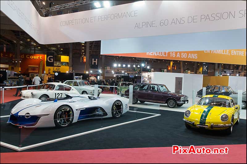 Salon Retromobile, Concept Alpine Vision, A110 et A106