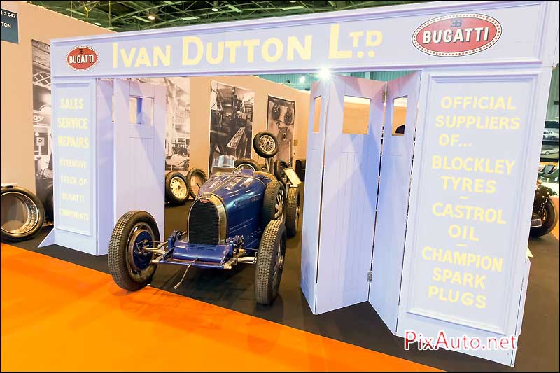 Salon Retromobile, Garage Bugatti Ivan Dutton