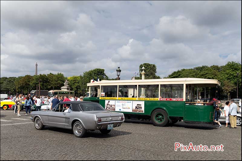 Traversee-de-Paris-Estivale, Ford Mustang A Concorde
