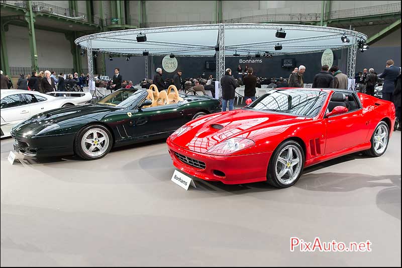 Vente Bonhams Paris, Ferrari 575 Superamerica et 550 Barchetta