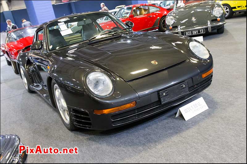Vente Artcurial Retromobile, Porsche 959 Komfort noir graphite metallisee