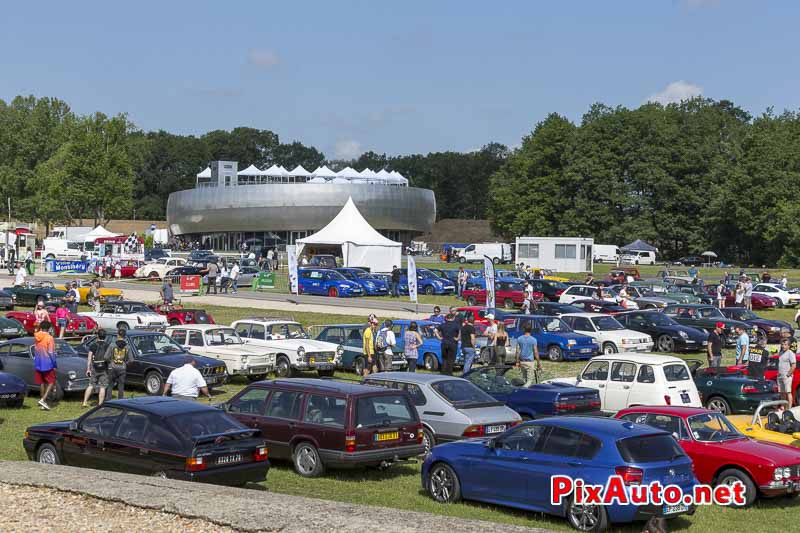 Parking visiteurs Autodrome Heritage Festival 2018