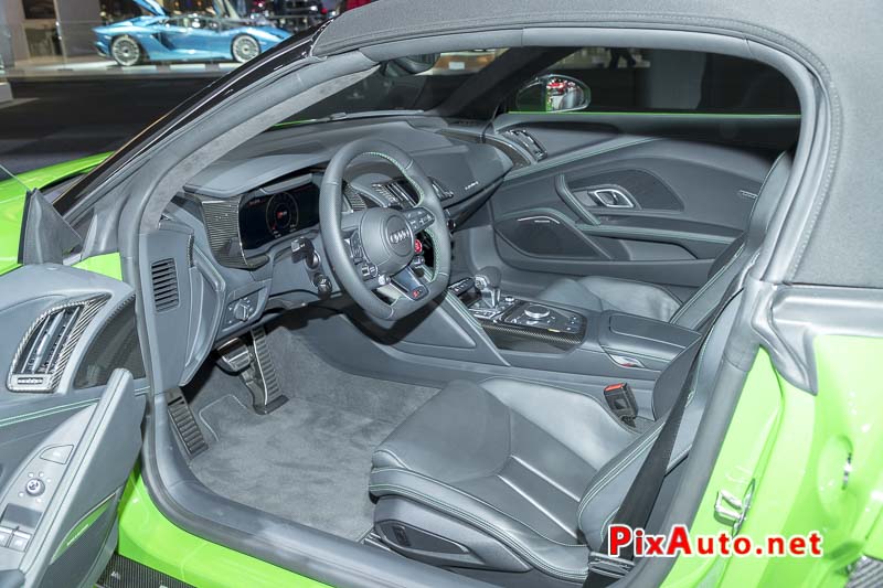 96e Brussels-Motor-Show, Audi R8 Spider V10 Habitacle