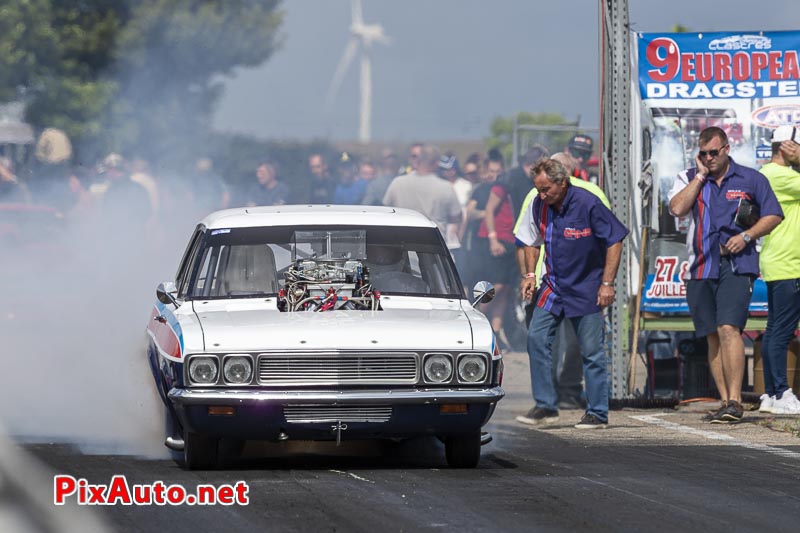 9e European Dragster, Burn-Out Billy Gane Vauxhall Victor