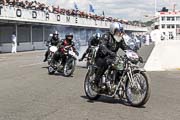 Vintage Revival Montlhery 2019, depart plateau motos
