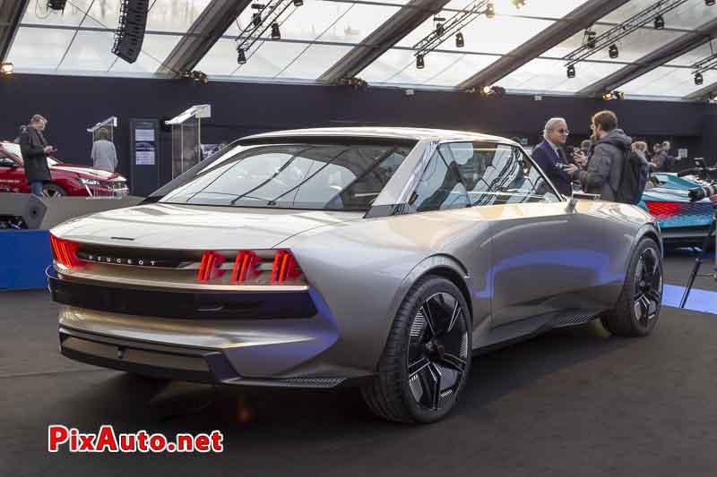 Festival-Automobile-International 2019, Peugeot E-Legend Concept Arriere