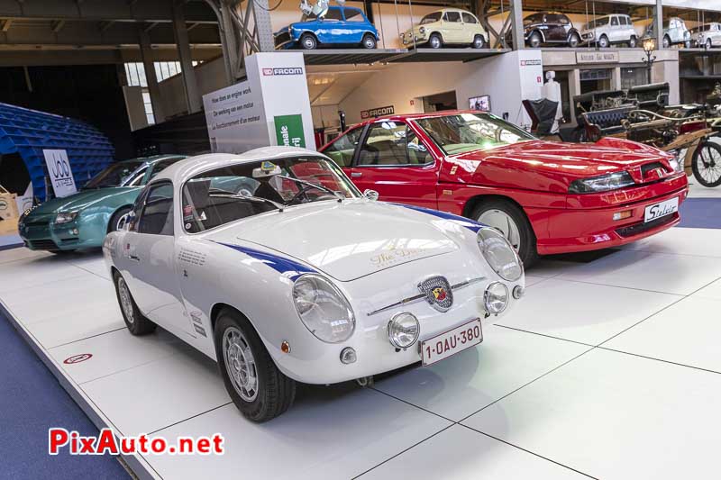 Autoworld, ZAGATO 100th years, Fiat Abarth et Autech Stelvio