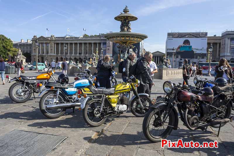 Traversee De Paris Estivale, Motos Place de la Concorde