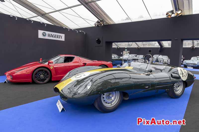Vente RM Sotheby's Paris 2019, Lister-jaguar Costin #BHL 2-59 et Ferrari Enzo