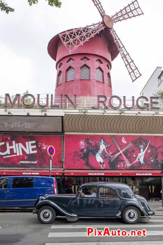 Traversee de Paris, Traction devant le Moulin Rouge